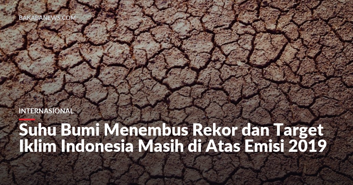 Ilustrasi tanah kering merekah. Rata-rata suhu 2023–2025 sudah menyentuh ambang 1,5 derajat Celsius.