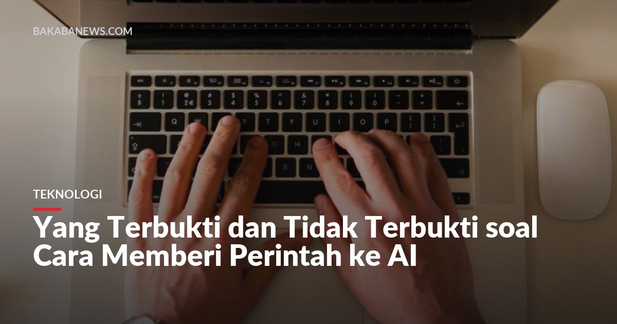 Ilustrasi. Sejumlah teknik memberi perintah ke AI yang populer ternyata tidak terbukti meningkatkan akurasi.